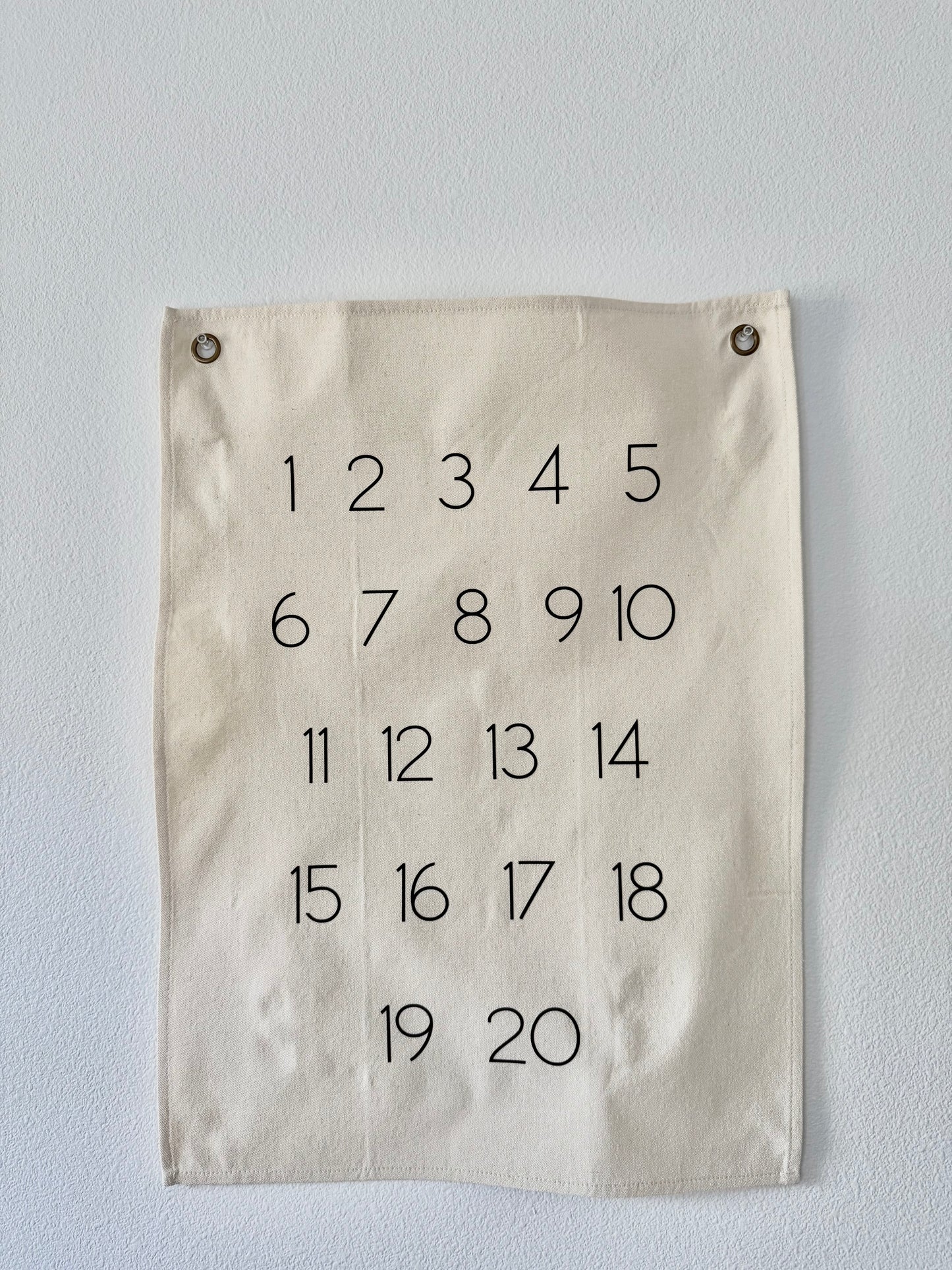Modern Numbers Canvas
