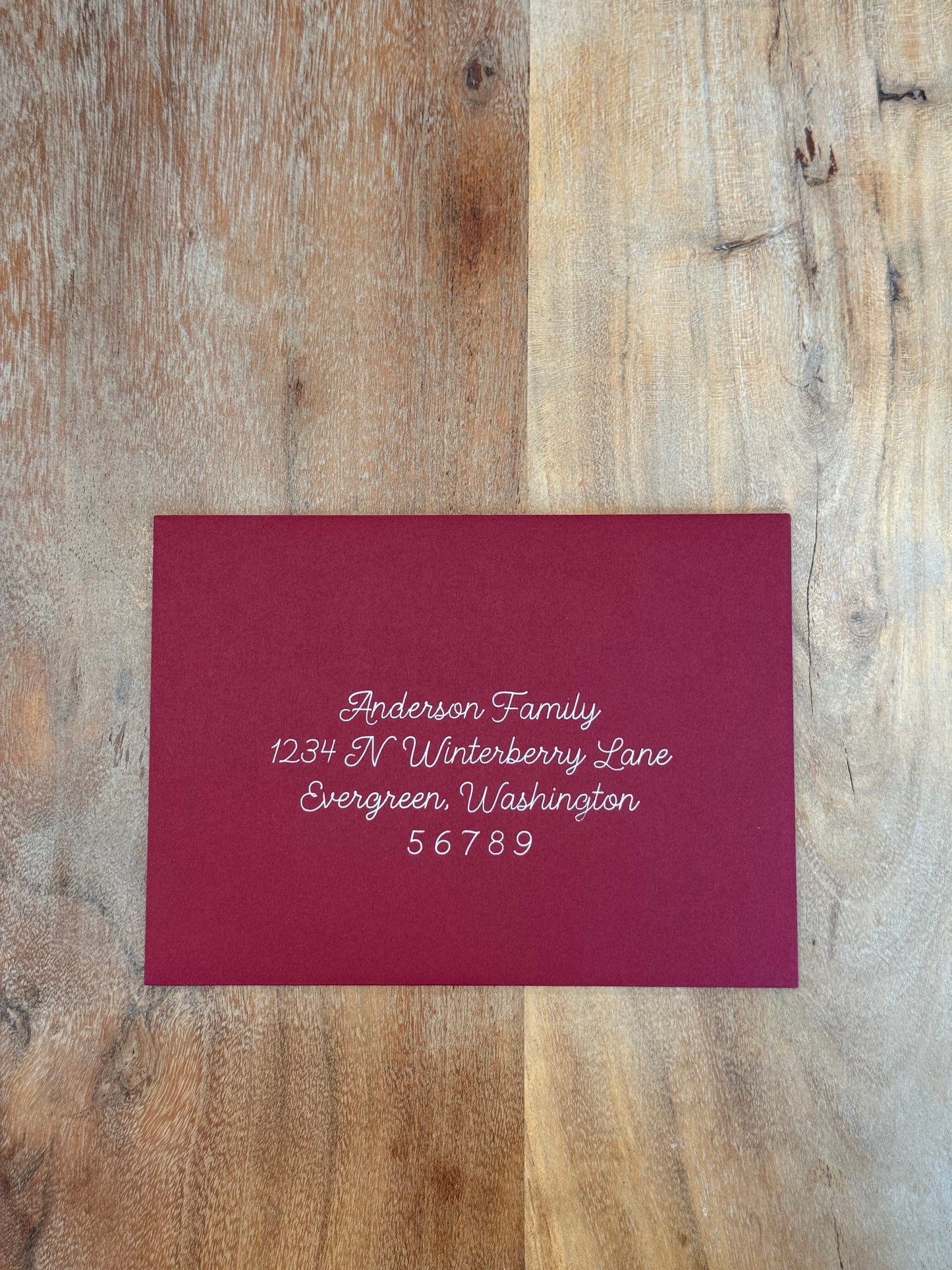 Classic Christmas Card Envelopes