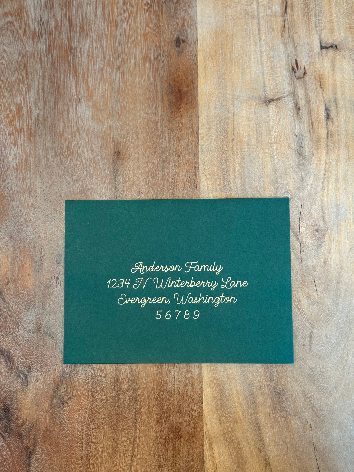 Classic Christmas Card Envelopes