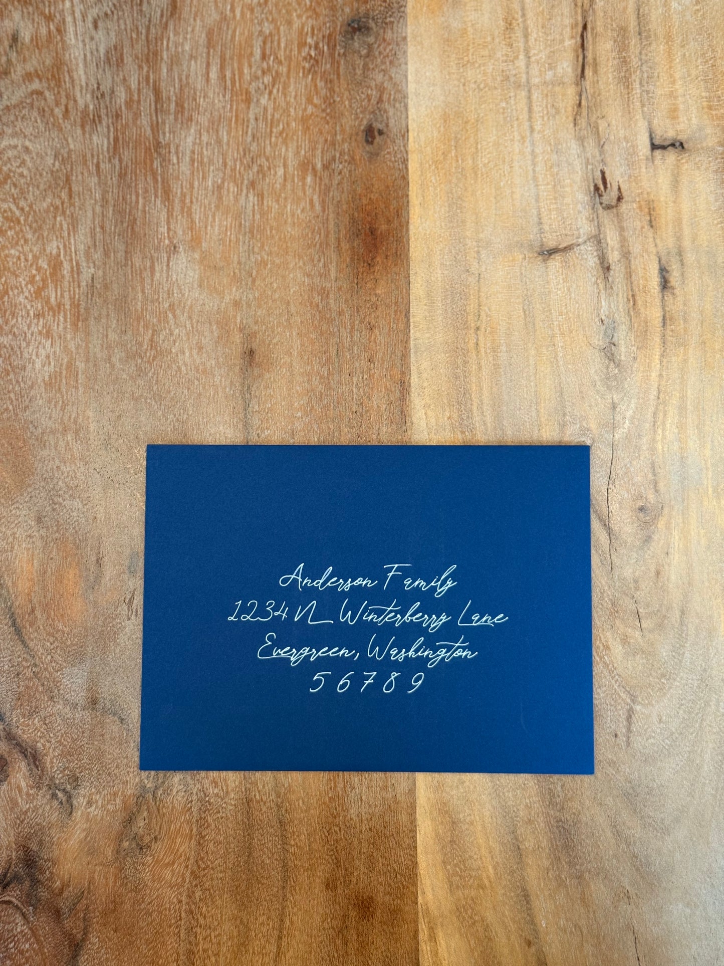 Modern Christmas Card Envelopes