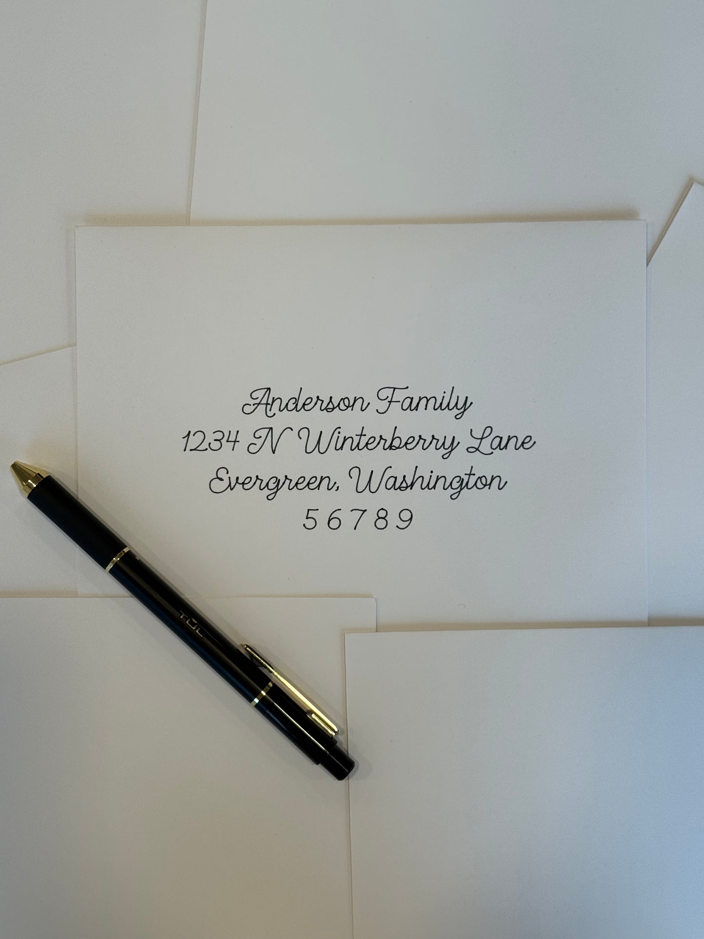 Classic Christmas Card Envelopes